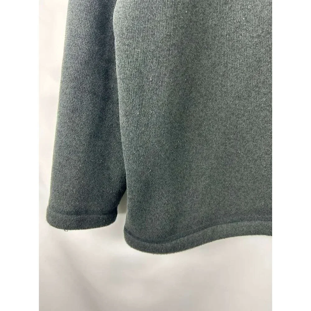 The North Face Men's XXL Hoodie 1/4 Button Sweatshirt Charcoal Gray